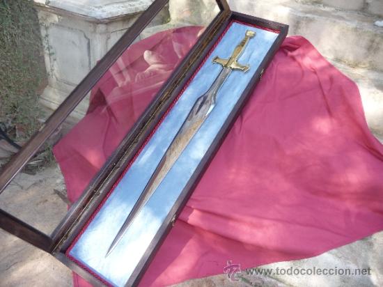 Militaria: ESPECTACULAR  ESPADA  ARTESANAL - Foto 9