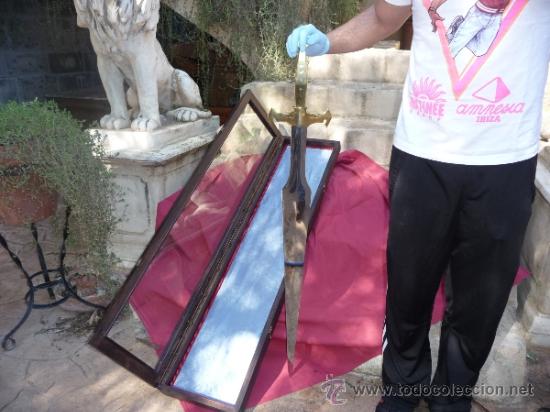 Militaria: ESPECTACULAR  ESPADA  ARTESANAL - Foto 10