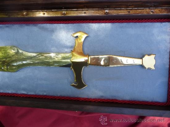 Militaria: ESPECTACULAR  ESPADA  ARTESANAL - Foto 8