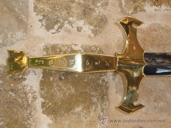Militaria: ESPECTACULAR  ESPADA  ARTESANAL - Foto 6