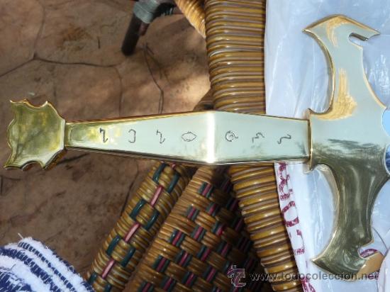 Militaria: ESPECTACULAR  ESPADA  ARTESANAL - Foto 3