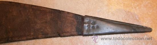Militaria: Funda de cuchillo de cuero, 52 cm - Foto 3