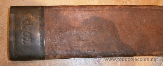 Militaria: Funda de cuchillo de cuero, 52 cm - Foto 4