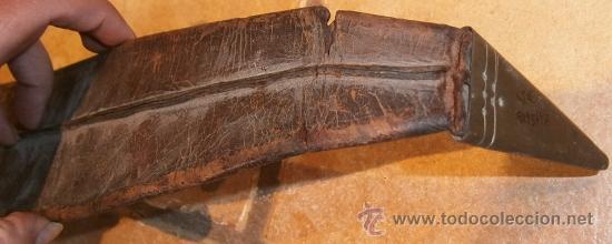 Militaria: Funda de cuchillo de cuero, 52 cm - Foto 6