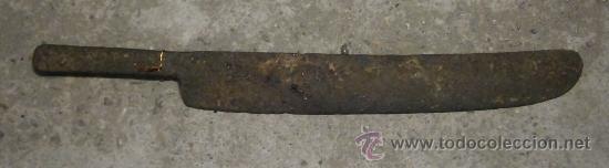 Militaria: Cuchillo enterizo, 42cm. - Foto 1