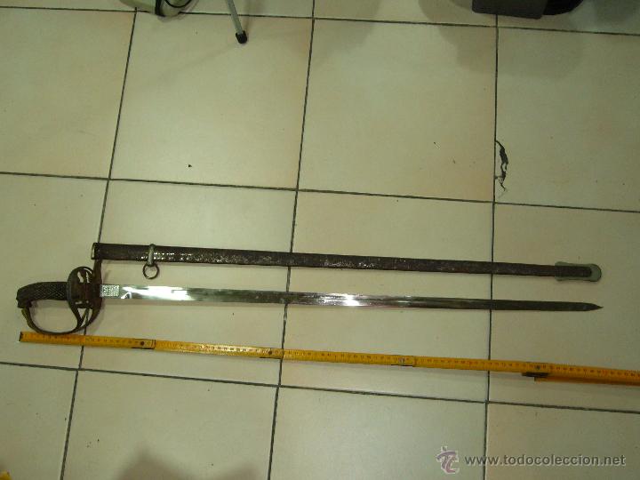 Militaria: ESPADA SABLE ESPA&Ntilde;OL FABRICADA TOLEDO - Foto 1