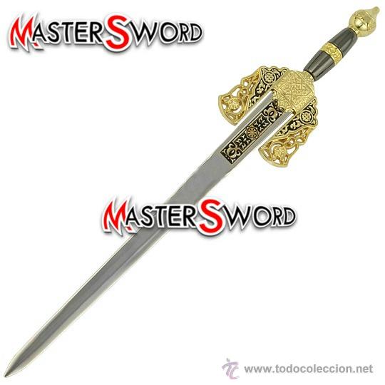 Militaria: MINI ESPADA ARABE BOABDIL + CAJA. 29 CMS - Foto 1