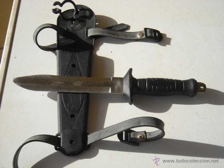 Militaria: CUCHILLO DE BUCEO MARCA ASTRA. Version diferente. - Foto 4