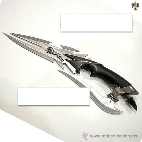 Militaria: CUCHILLO MOD. COMANDO ENTERIZO PANTERA + FUNDA. 33 CMS - Foto 1