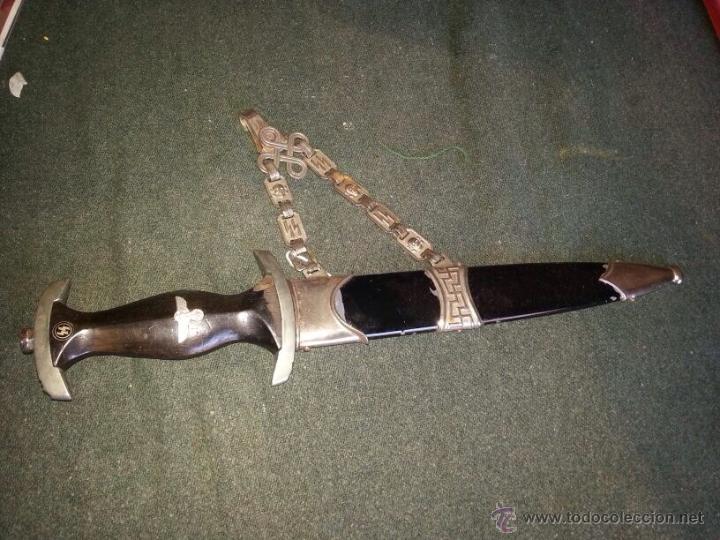 Militaria: Daga de las SS con cadena, modelo 1937 - Foto 2