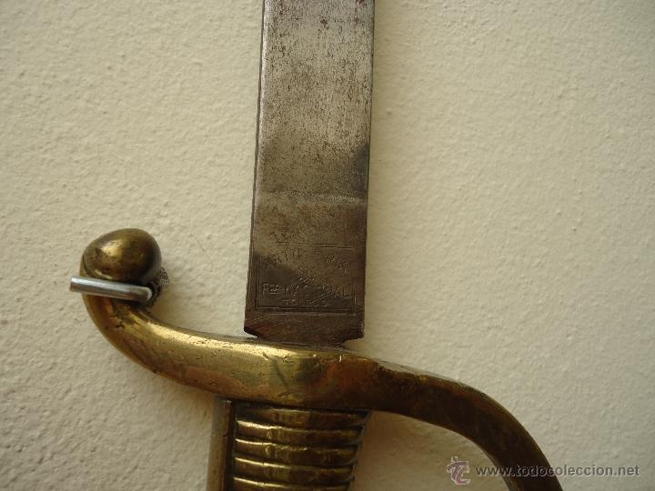 Militaria: Sable espa&ntilde;ol tipo briquet - Foto 3