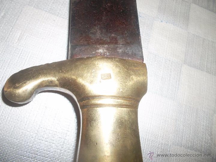 Militaria: bonito machete antiguo - Foto 2