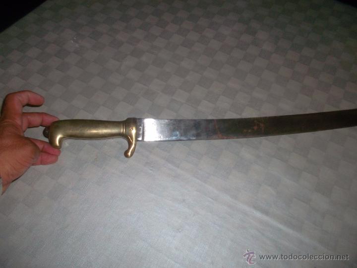 Militaria: bonito machete antiguo - Foto 4