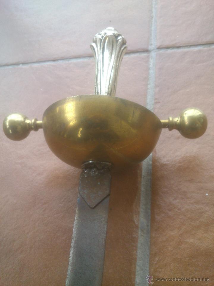 Militaria: ESPADA TIPO HECHA A MANO - Foto 7