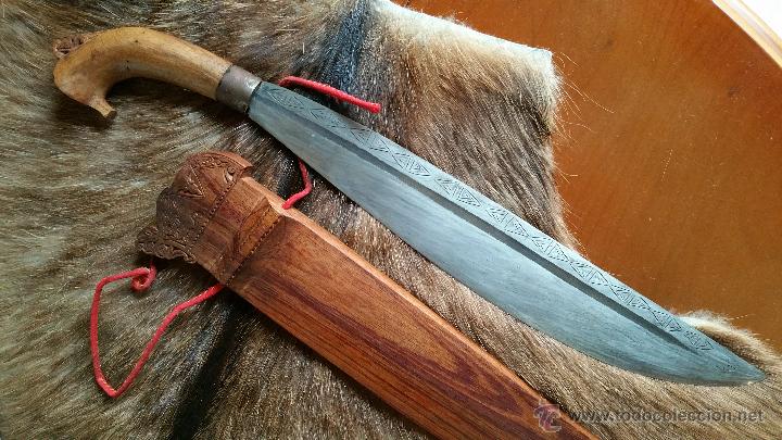 Machete cuchillo barong antiguo - Vendu en vente -