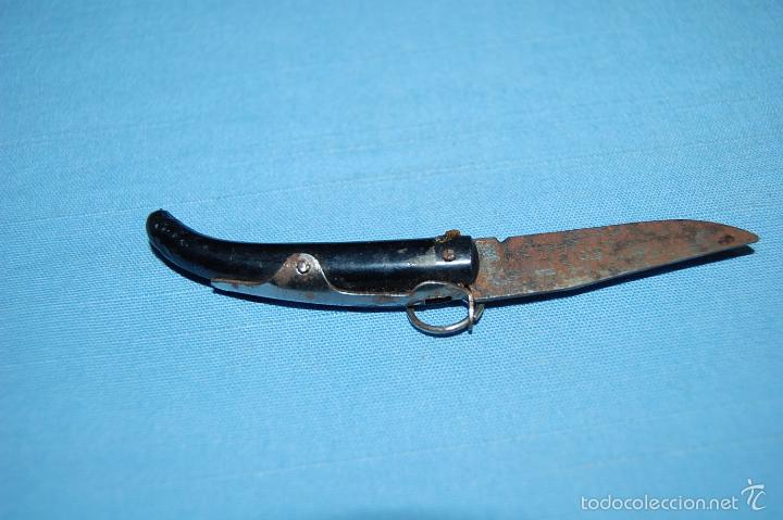 Militaria: NAVAJA DE 11 CM EN CELULOIDE - Foto 2