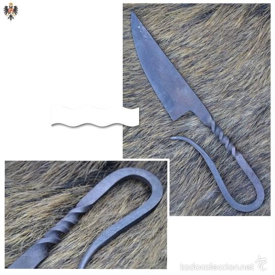 Militaria: CUCHILLO MEDIEVAL FORJADO. 25 CMS - Foto 1