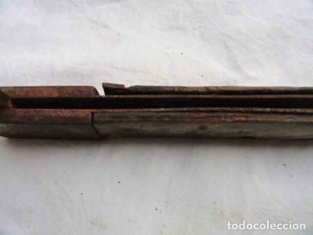 Militaria: ANTIGUA NAVAJA CON MANGO DE ASTA. - Foto 13