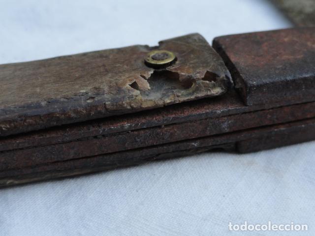 Militaria: ANTIGUA NAVAJA CON MANGO DE ASTA. - Foto 16
