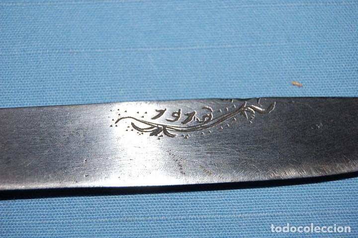 Militaria: CUCHILLO DE 1910 MANGO DE ASTA - Foto 2