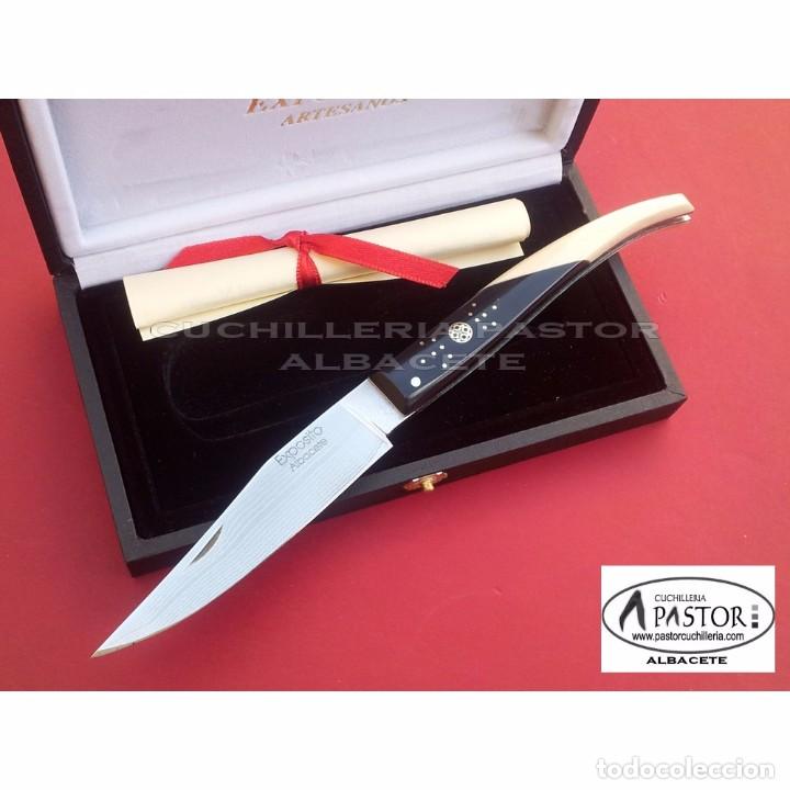 Militaria: Navaja Exposito 501BH Bufalo / Hueso