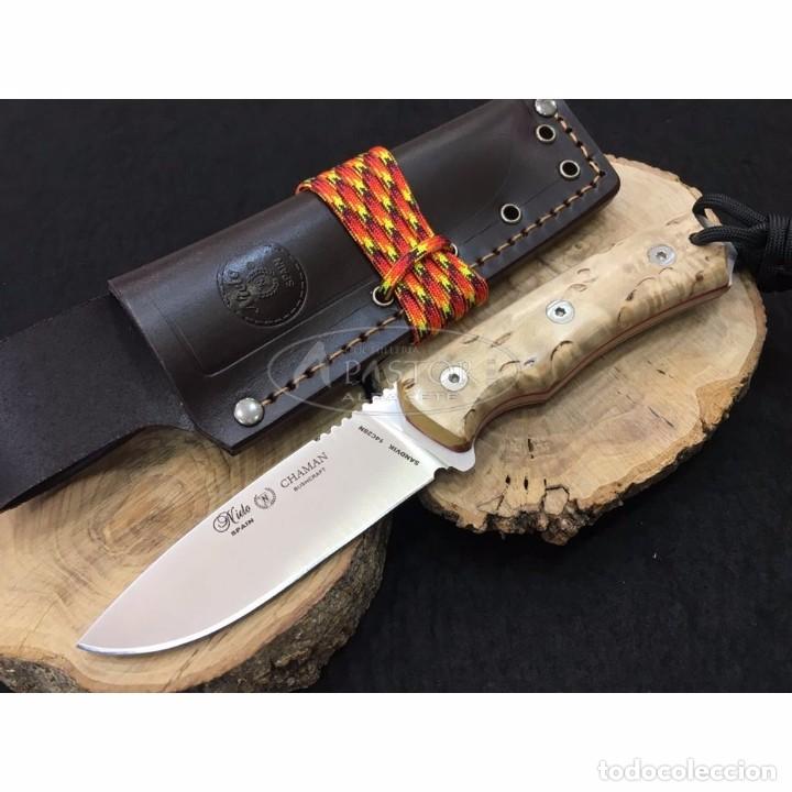 Militaria: Cuchillo Nieto Chaman Buscraft 139A Abedul