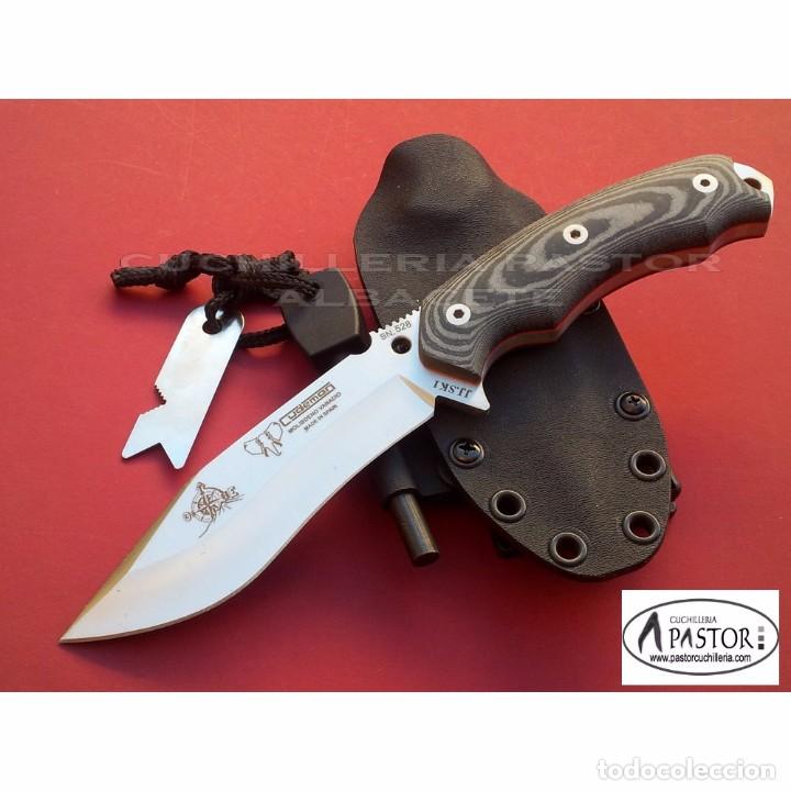 Militaria: Cuchillo CUDEMAN JJ SK1 micarta negra KYDEX 124MK