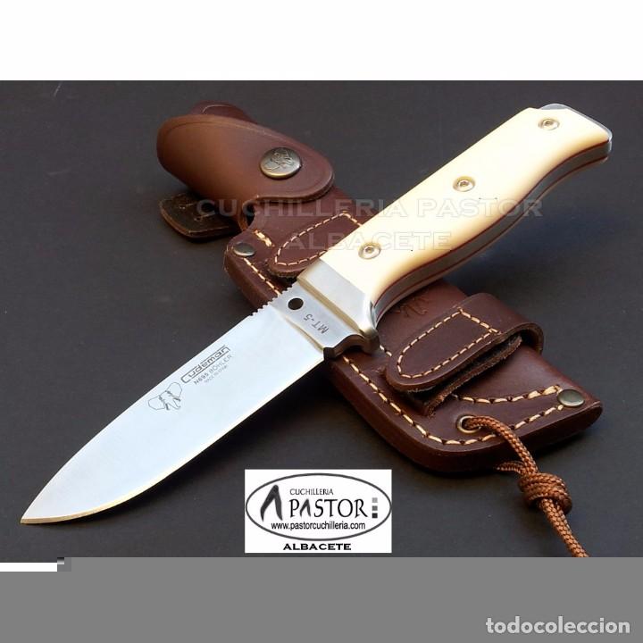 Militaria: Cuchillo CUDEMAN MT5 b&ouml;hler micarta blanca 120B