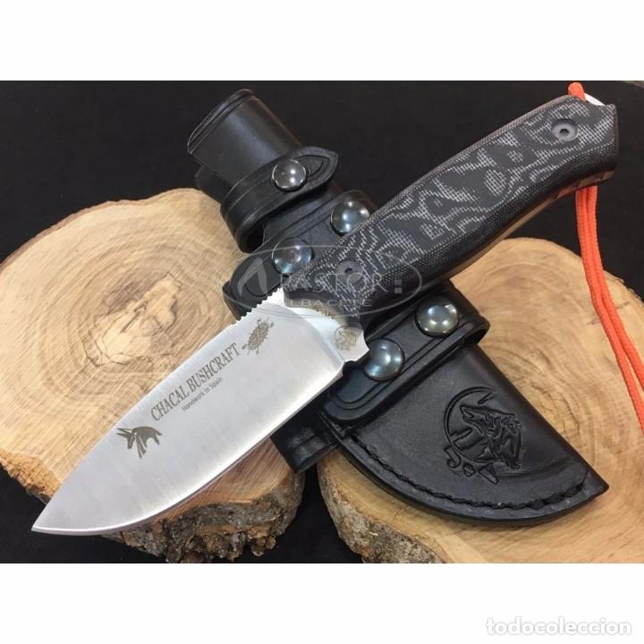 Militaria: Cuchillo J&V CDA Chacal Bushcraf Micarta, Couteau, Messer, Knife, coltello.