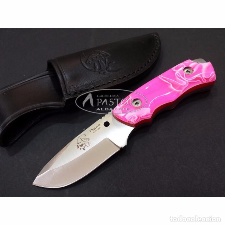 Militaria: Cuchillo J&V CDA Nano 2.0 Rosa