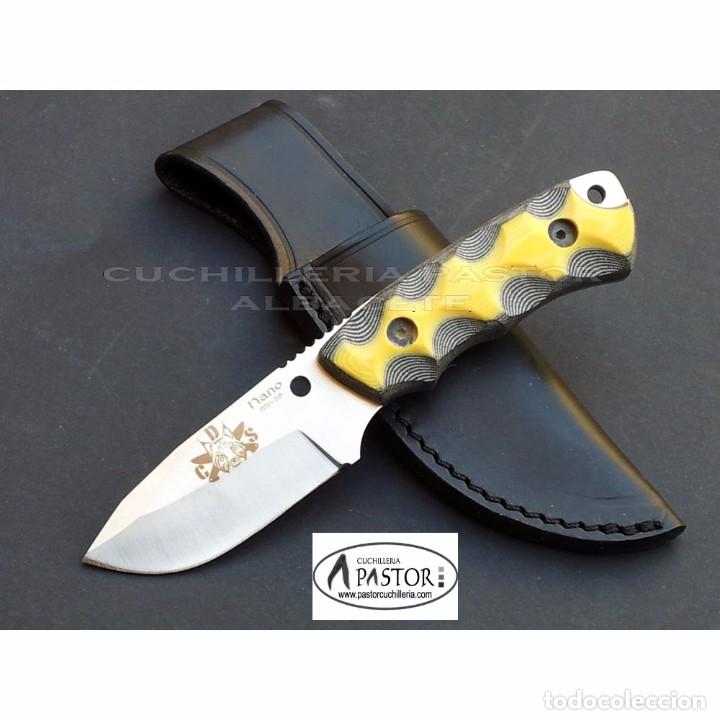 Militaria: Cuchillo J&V CDA Nano micarta bicolor
