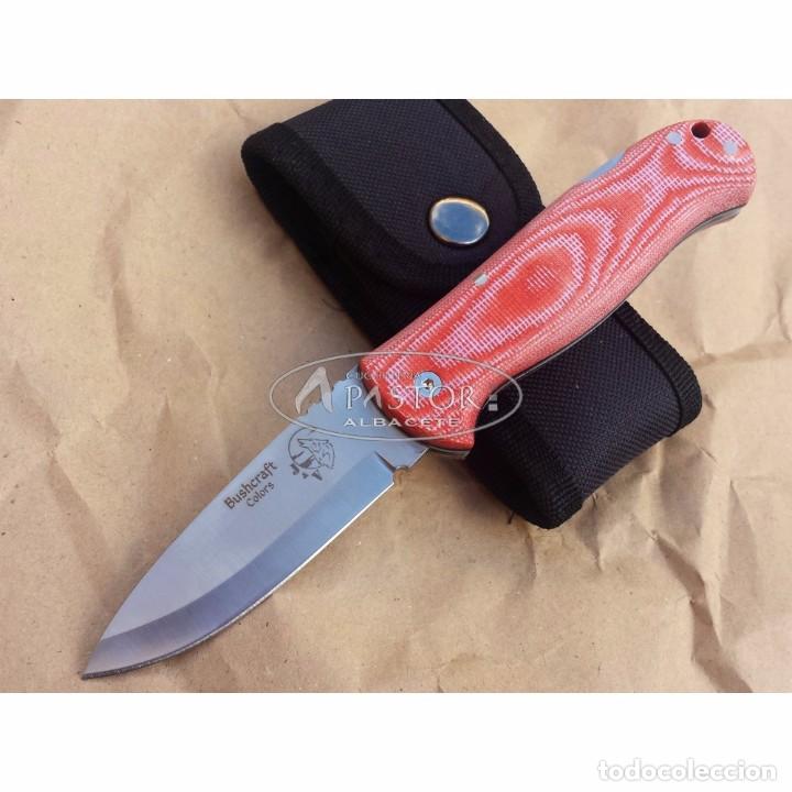 Militaria: Navaja J&V Bushcraft Micarta Naranja