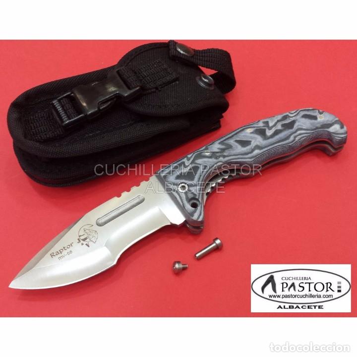 Militaria: Navaja J&V CDA Raptor Micarta Negra