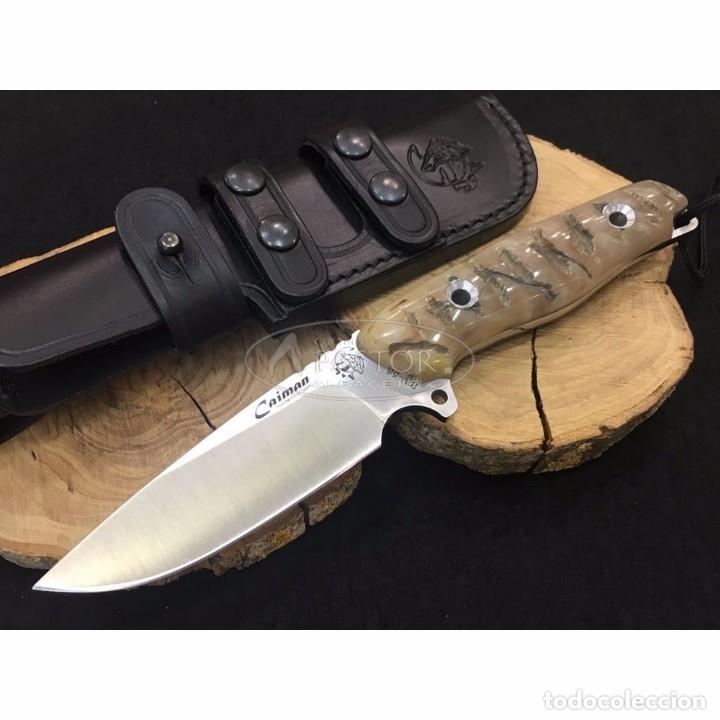 Militaria: Cuchillo J&V CDA Caim&aacute;n Mouflon Luxe Edici&oacute;n Limitada y numerada