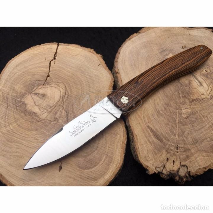 Militaria: Navaja Salamandra Bijou 210051 Madera Bocote