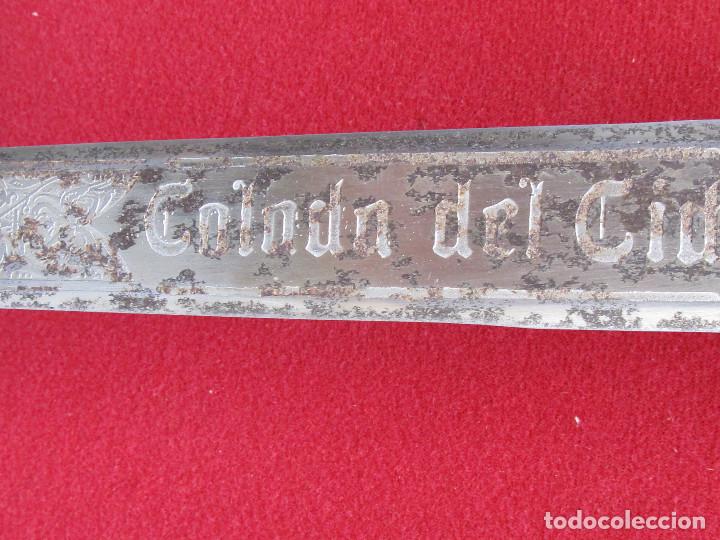 Militaria: ESPADA COLADA DEL CID, R&Eacute;PLICA ANTIGUA E-14 - Foto 3