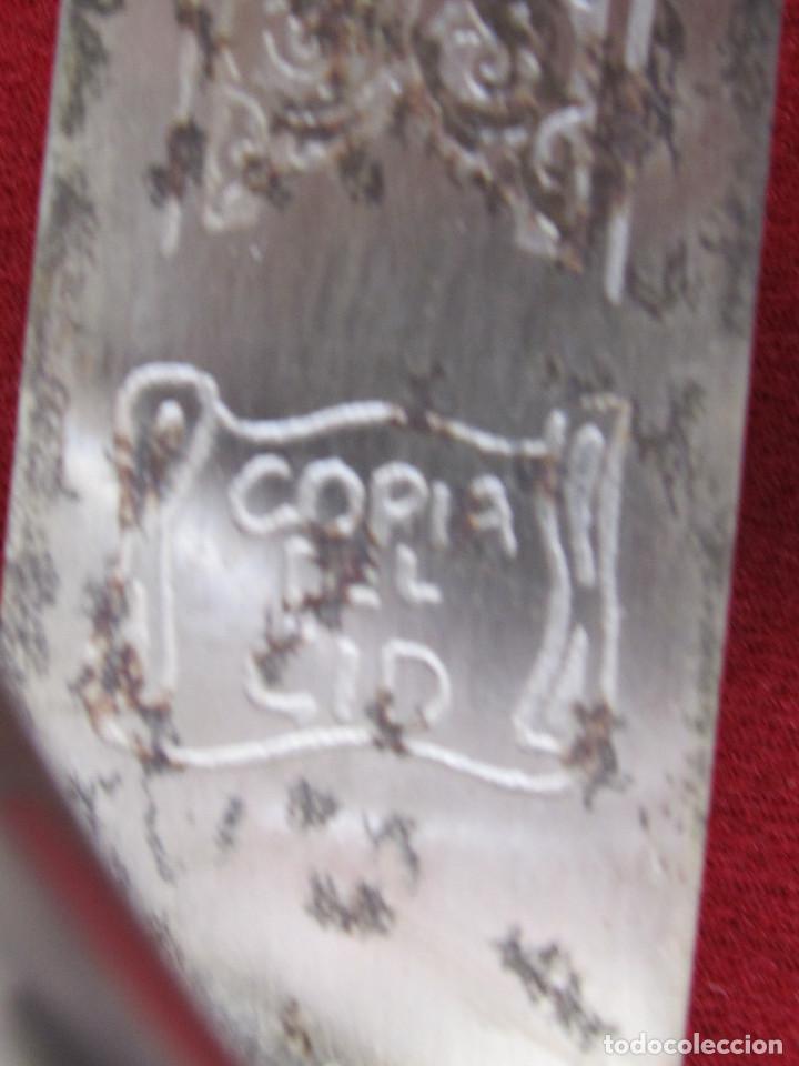 Militaria: ESPADA COLADA DEL CID, R&Eacute;PLICA ANTIGUA E-14 - Foto 6