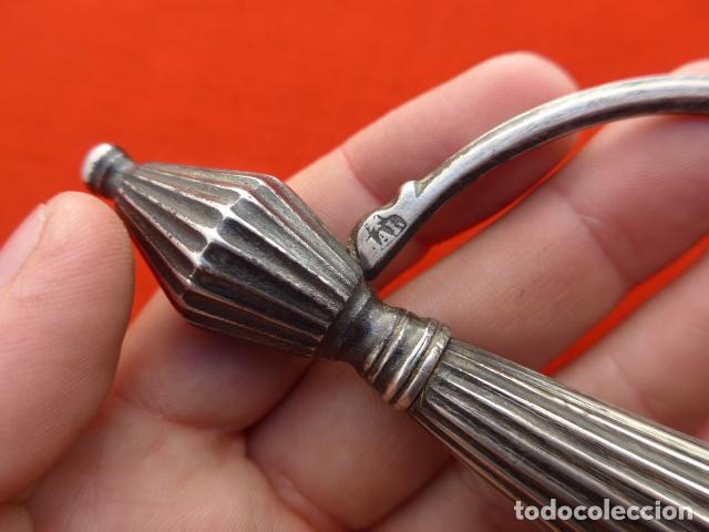 Militaria: * Espectacular antigua espada española de plata, marcada de Toledo de 1817. Con contrastes. ZX - Foto 6 - 101769271