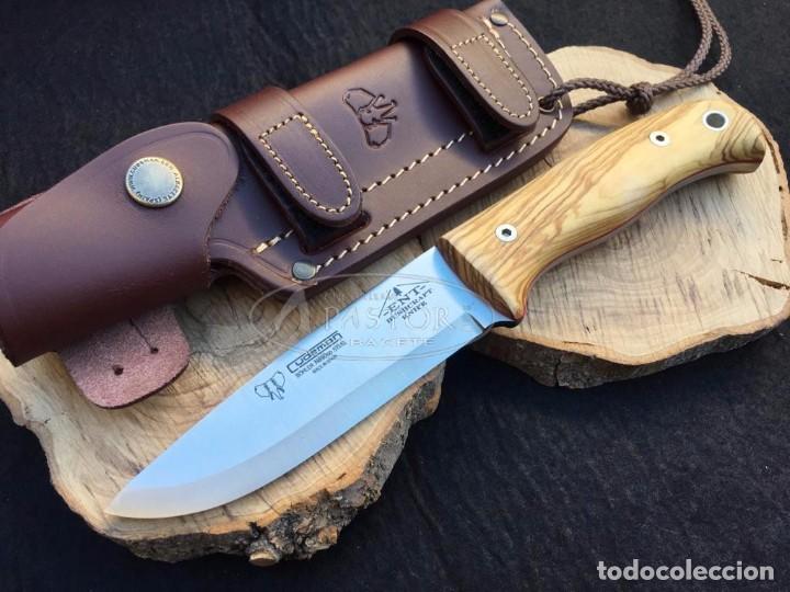 Militaria: Cuchillo Cudeman 158L ENT Madera Olivo