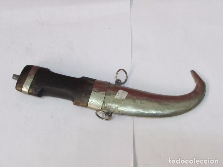 Militaria: DAGA DE ALPACA PLATEADA - Foto 2