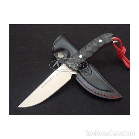 Militaria: Cuchillo Caza Husky 10M Micarta Negra