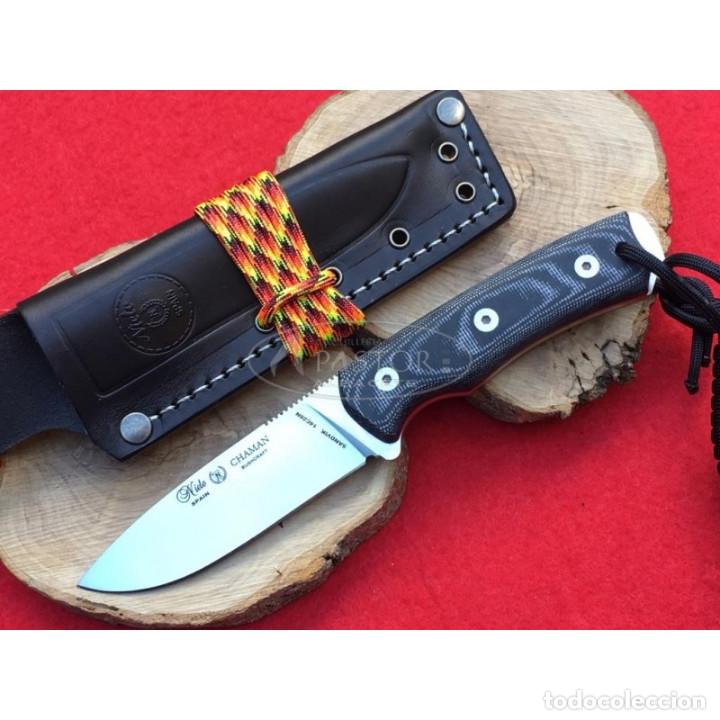 Militaria: Cuchillo Nieto Chaman Buscraft 139M Micarta