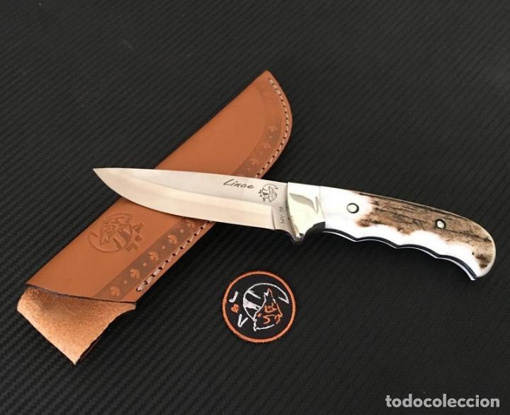 Militaria: Cuchillo J&V CDA Lince Ciervo