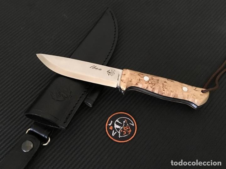 Militaria: Cuchillo J&V CDA Ibex Abedul