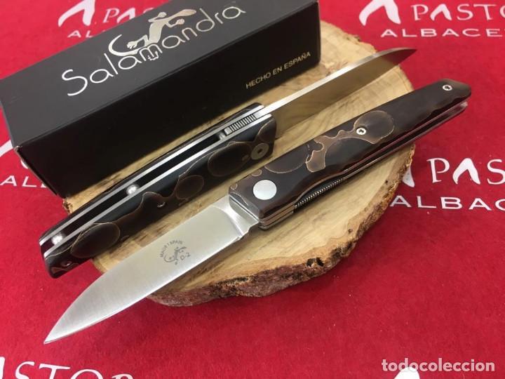 Militaria: Navaja Salamandra 230252 Pol&iacute;mero Bronce
