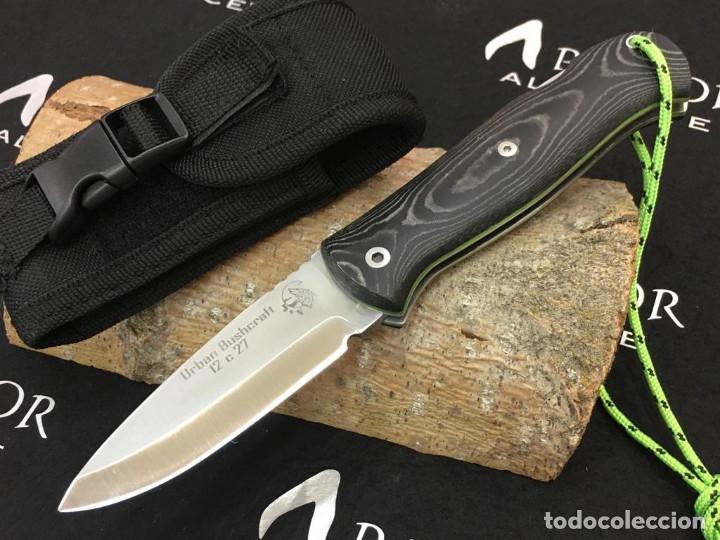 Militaria: Navaja J&V CDA Urban Bushcraft Micarta Negra
