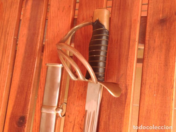 Militaria: Espada o sable caballer&iacute;a pesada.