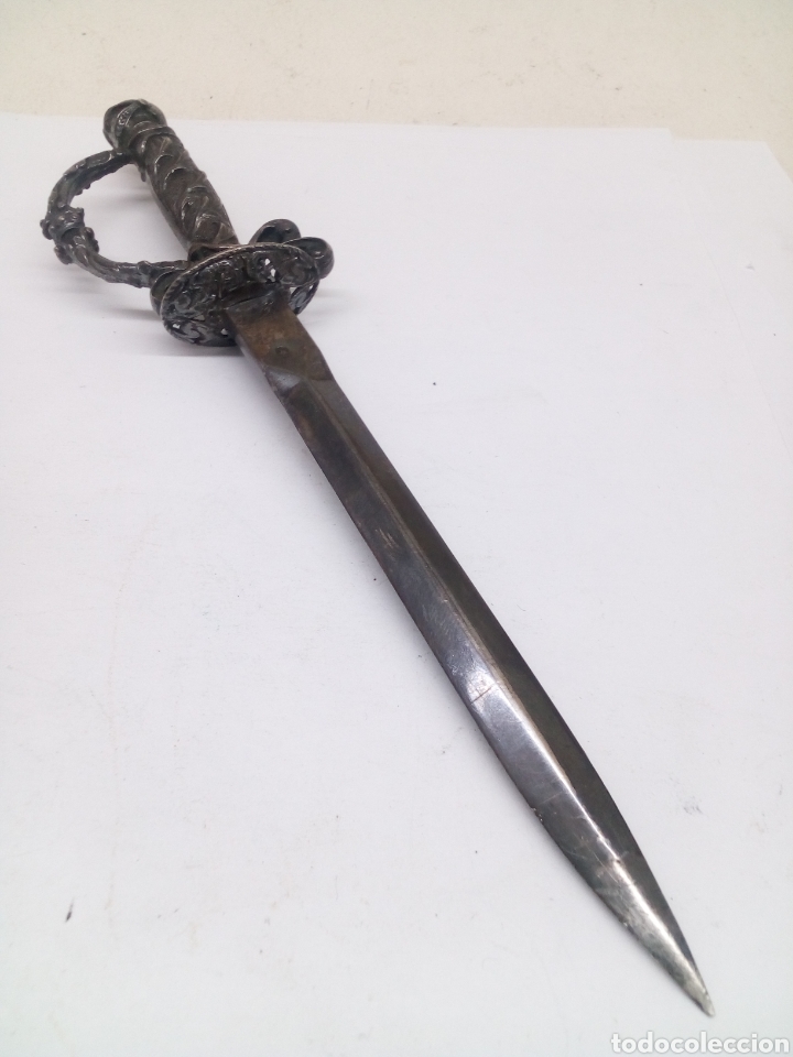 Militaria: Espada de plata antiguo - Foto 1