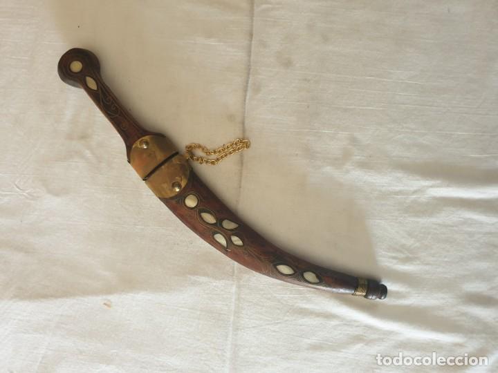 Militaria: Cuhillo con fundda madera con nacar - Foto 8