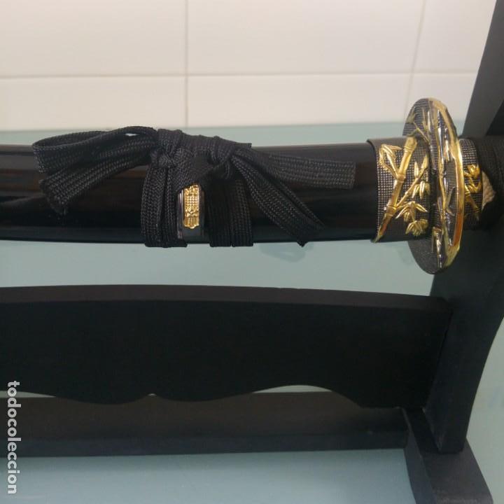 Militaria: PACK 2 KATANAS CON SOPORTE - Foto 7